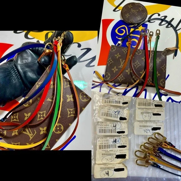 Louis Vuitton Pochette Strap NWOT Vintage - Picture 11 of 13